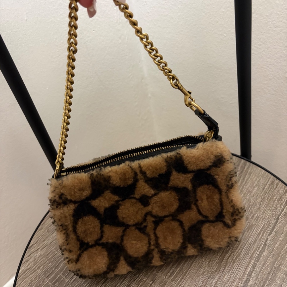 Coach X Jennifer Lopez Nolita 19 In Signature Shearling - Picture 3 of 7